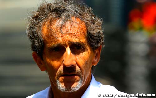 Alain Prost au volant de la Red Bull (…)
