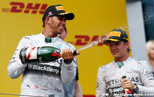 Hamilton se dit plus doué que Rosberg