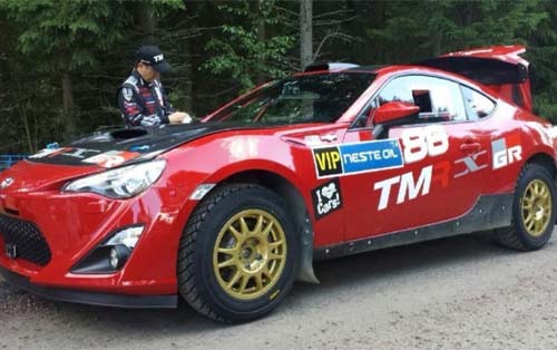 La Toyota GT86 a roulé en Finlande