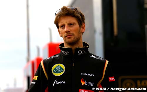 Grosjean aimerait être dans l'un 4