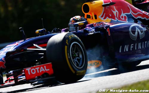 Struggling Vettel not racing Ricciardo