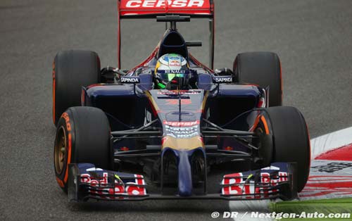 Journée difficile pour Kvyat et Vergne