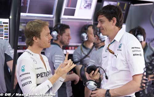 Le freinage manqué de Rosberg continue à