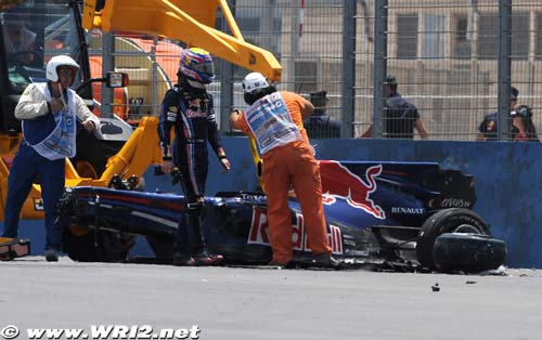 L'accident de Webber, un sérieux