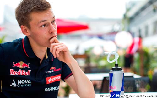 Kvyat voudra bien faire devant son (…)