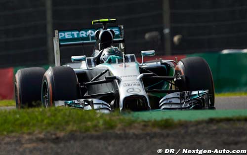Nico Rosberg en pole position à Suzuka
