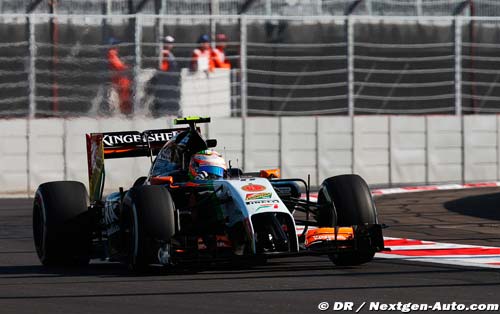 Force India perd du terrain sur McLaren