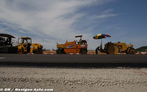 Construction of Korea F1 track (…)