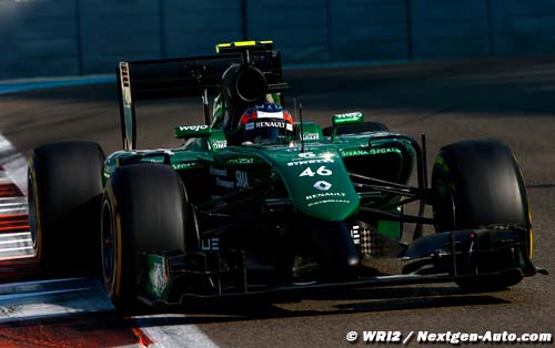 Will Stevens en piste pour Caterham