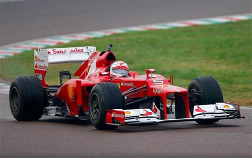 Vettel completes first Ferrari test