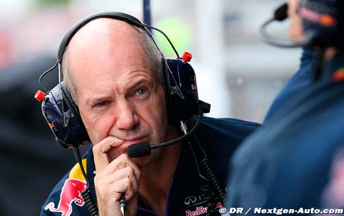 Newey comprend le départ de Vettel