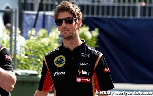 Grosjean affiche son optimisme pour 2015