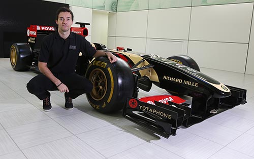 Palmer nommé troisième pilote Lotus