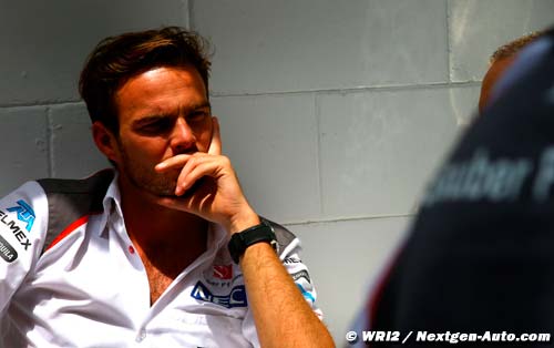 Van der Garde n'abandonne pas la F1