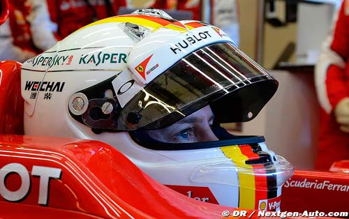 Vettel : Son nouveau casque n'est