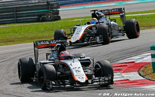 Fernley : Force India sera en retrait