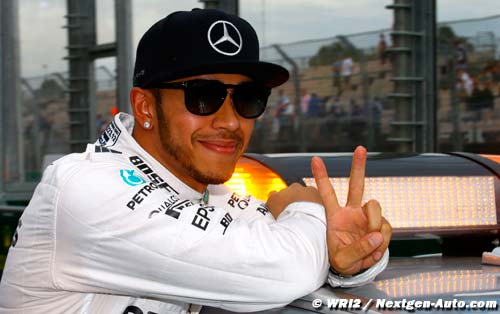 Lewis Hamilton a le pied lourd
