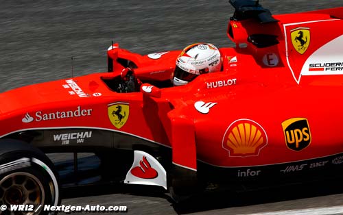 Vettel : Juste derrière Mercedes (...)