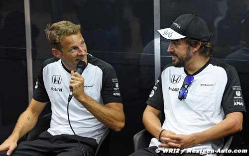 Fernando Alonso et Jenson Button (…)