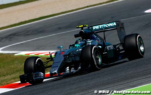 Rosberg reigns in Spain