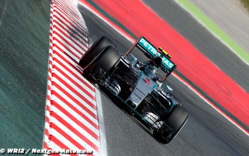 Essais de Barcelone, Jour 1 : Rosberg