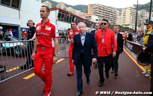 Jean Todt a rendu visite à Ferrari