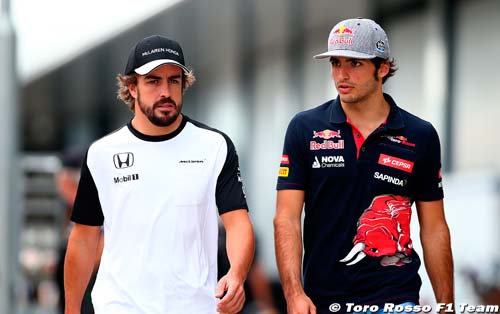 Sainz : Alonso n'est pas coupable