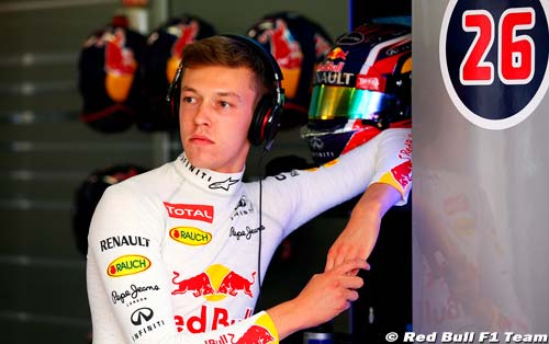 Le baquet de Daniil Kvyat chez Red (…)