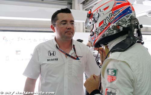 McLaren : Boullier attend Singapour pour