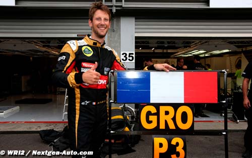 Grosjean : Pendant le dernier tour,