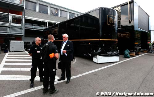 Les Lotus toujours bloquées à Spa