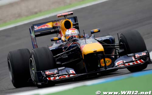 Vettel concludes German GP practice on