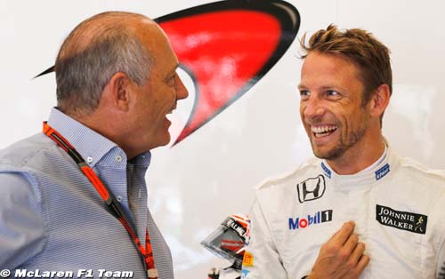 Ron Dennis : Button sera avec nous (...)