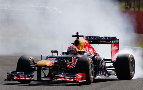Carlos Sainz en démo pour Red Bull