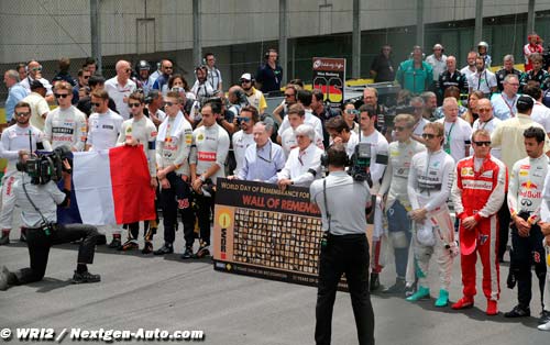 Lauda : La minute de silence, c'éta