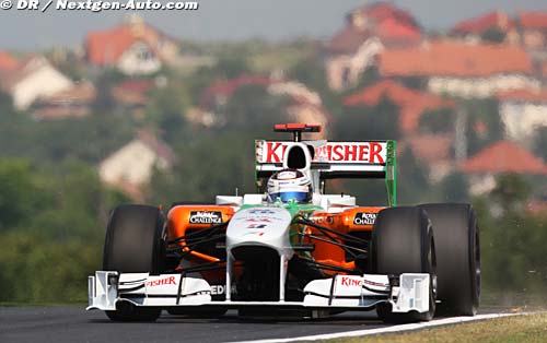 Force India a du mal avec les pneus