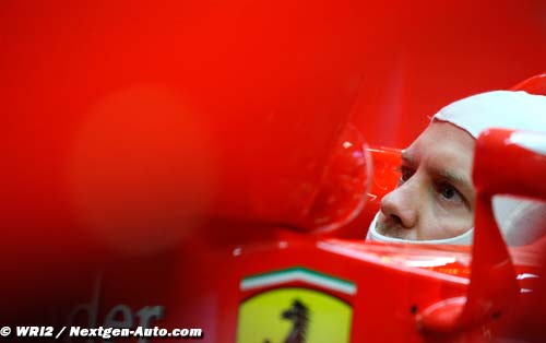 Vettel, Ferrari do F1 'filming