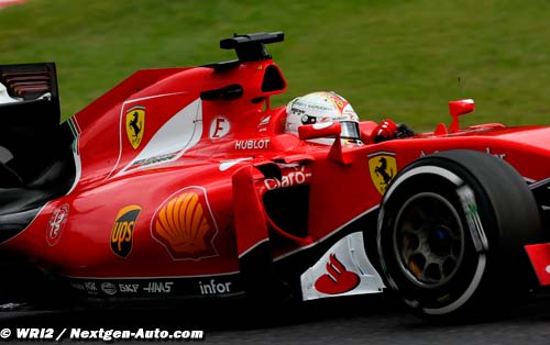 Vettel et Ferrari en piste à Fiorano