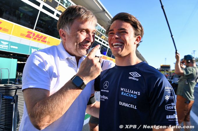 Williams F1 : De Vries a 'toujours