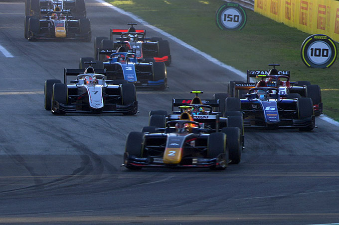 F2, Monza, Sprint race: Vips breezes to