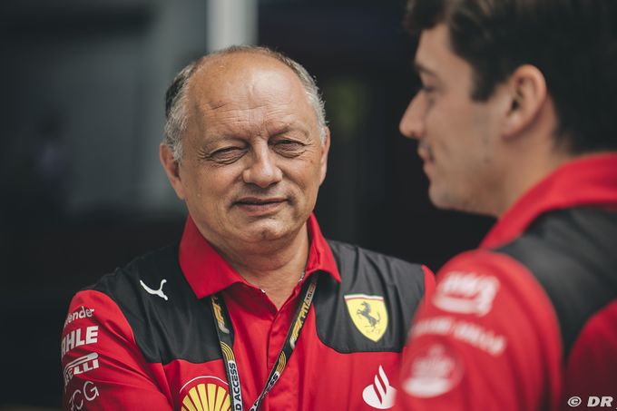 Ferrari : Vasseur est satisfait du (…)