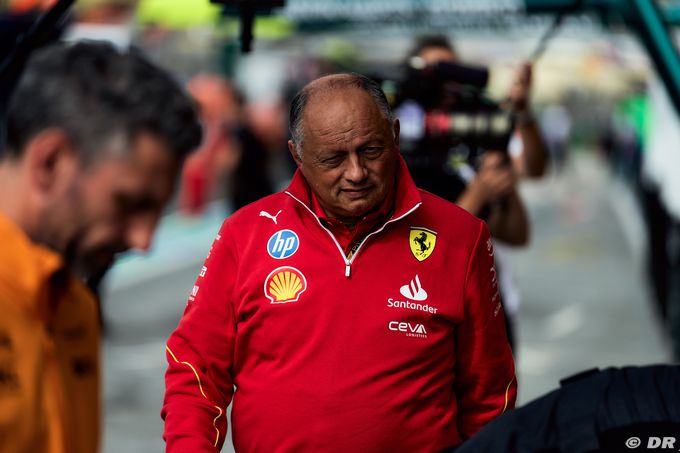 Ferrari : Vasseur veut 'réjouir