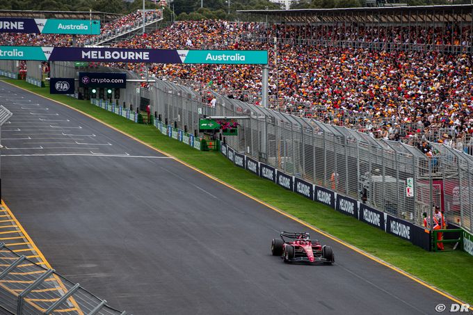 Le GP d'Australie F1 va continuer à
