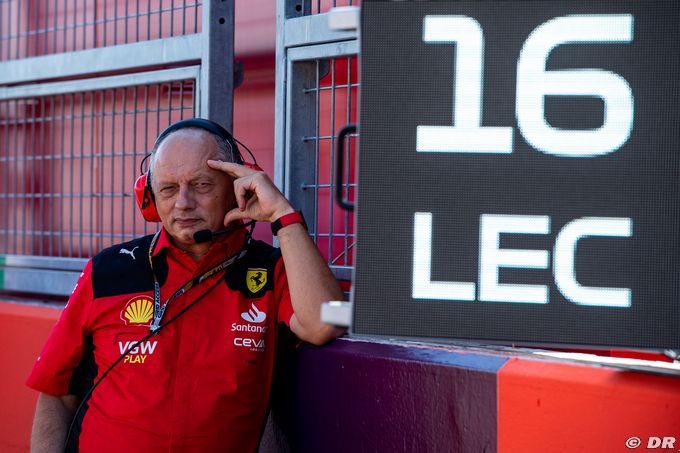 Ferrari boss Vasseur not as 'worrie