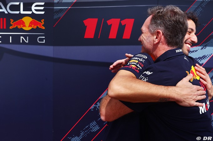 Ricciardo a remercié Red Bull : (…)