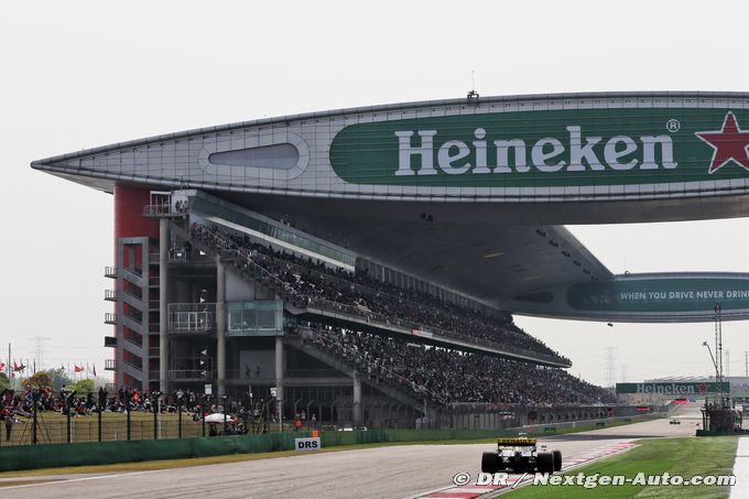 F1 rules out China revival for 2023