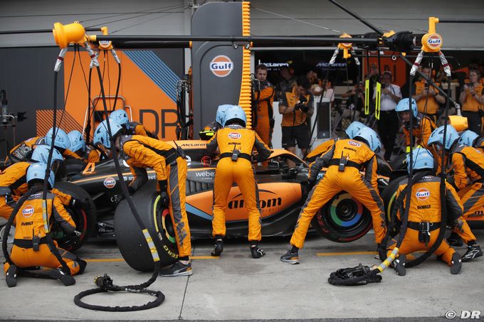 McLaren F1 veut améliorer ses arrêts aux