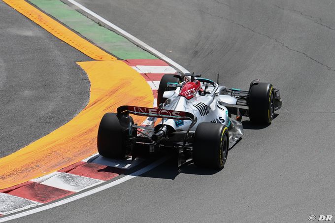 Mercedes F1 a 'peu progressé'