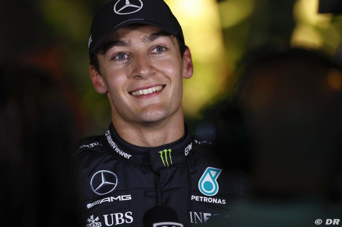Russell cible Imola pour la Mercedes F1