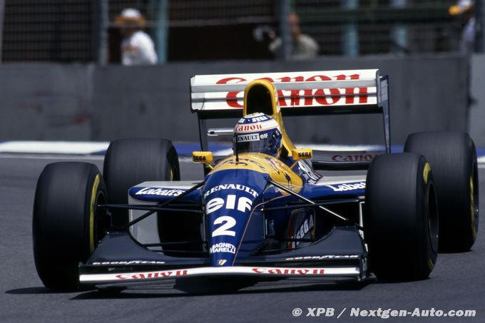 Prost sur la Williams F1 en 1993 : (…)